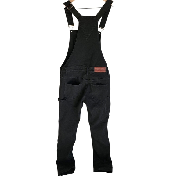 Tobacco Motorwear Company Black Boondocks Kelvar Lined Riding Overalls - Picture 3 of 16